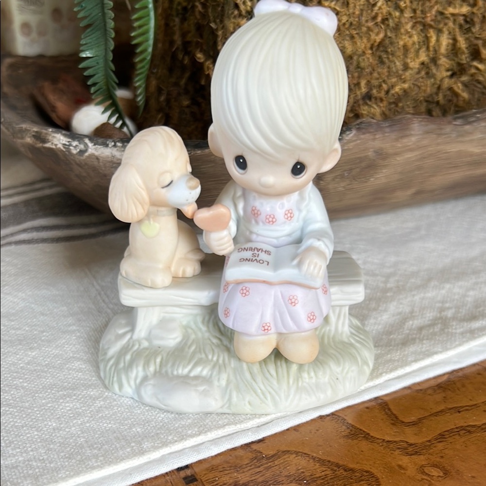 Precious Moments Loving is Sharing Figurine